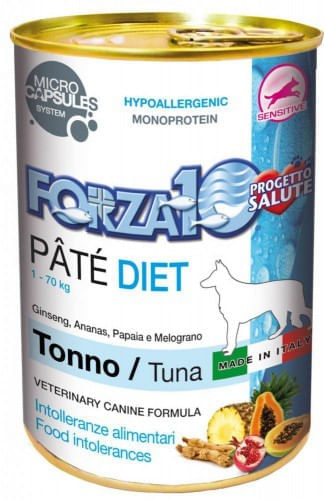 Forza 10 cane pate diet tonno