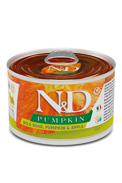 Farmina n&d pumpkin adult mini cinghiale zucca e mela