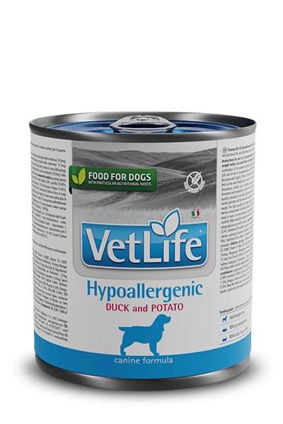Farmina vet life cane hypoallergenic duck e potato