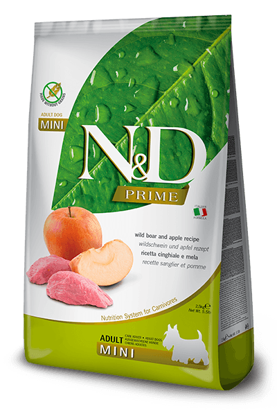 Farmina n&d prime cane adult mini cinghiale e mela