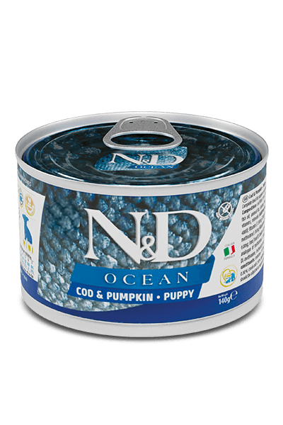 Farmina n&d ocean puppy mini merluzzo e zucca