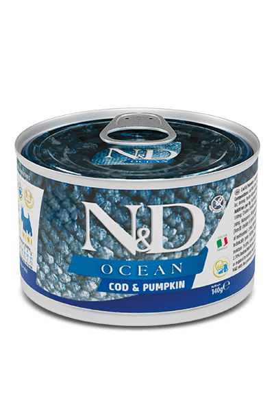Farmina n&d ocean adult mini merluzzo e zucca
