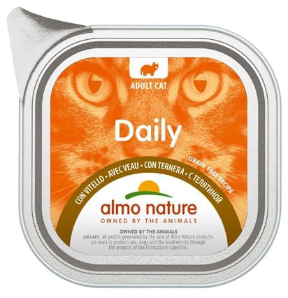 Almo nature daily gatto adult con vitello