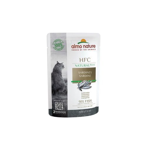 Almo nature hfc natural plus gatto sardine busta