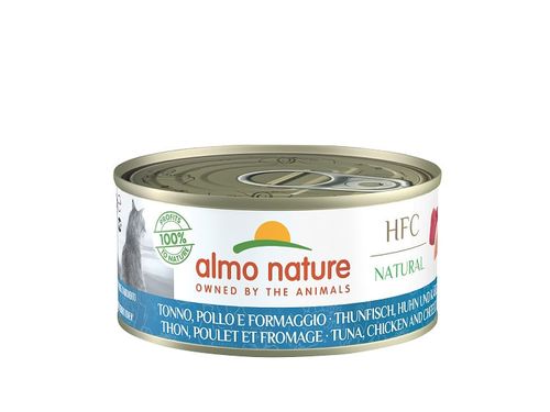 Almo nature HFC natural gatto Adult tonno pollo e formaggio