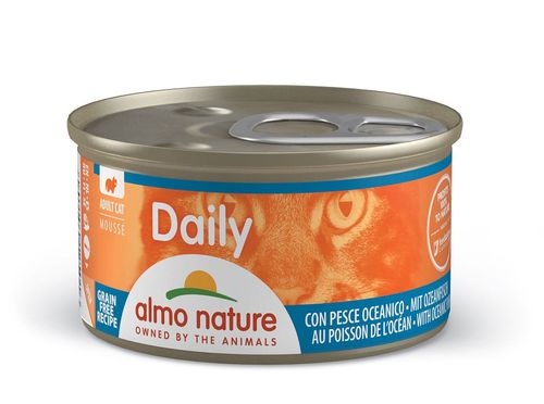 Almo nature daily gatto adult mousse con pesce oceanico