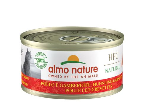 Almo nature HFC natural gatto Adult pollo e gamberetti