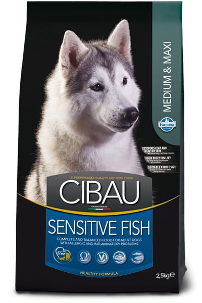 Cibau adult medium & maxi sensitive pesce