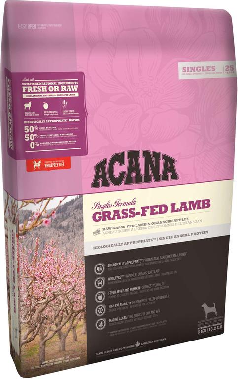 Acana grass-fed lamb dog singles