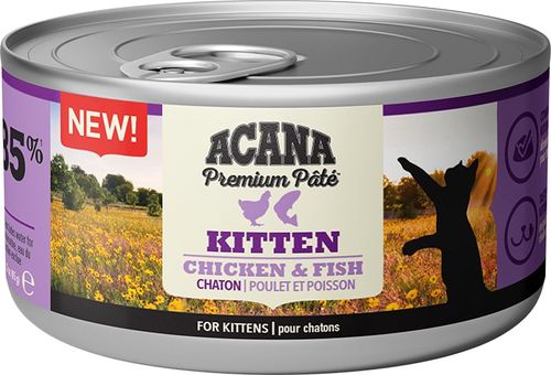 Acana premium pate kitten pollo e pesce