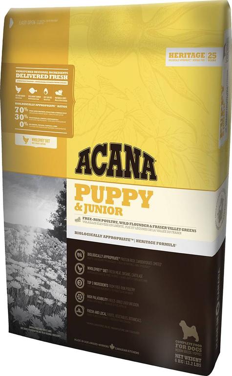 Acana puppy & junior dog
