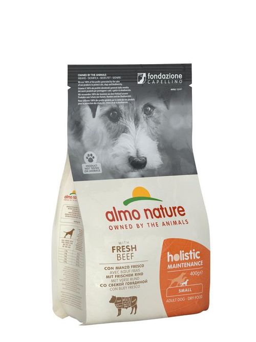 Almo nature holistic cane adult small con manzo