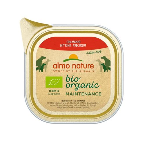 Almo nature pfc daily menù bio cane adult con manzo