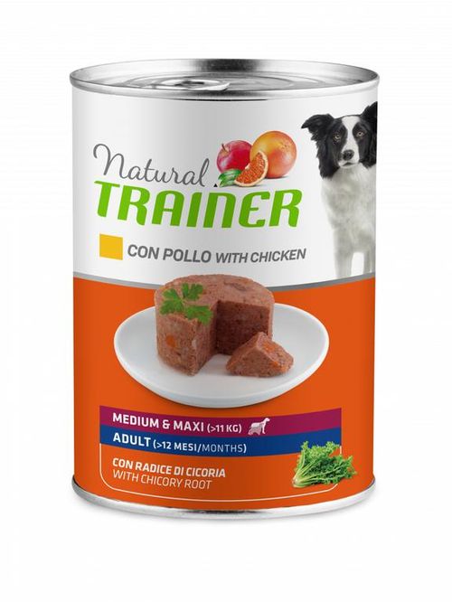 Natural trainer cane medium & maxi Adult con pollo 400