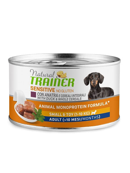 Natural trainer Sensitive No Gluten cane Small&Toy Adult anatra