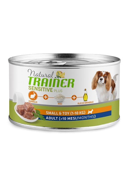 Natural trainer Sensitive Plus cane Small&Toy Adult con coniglio