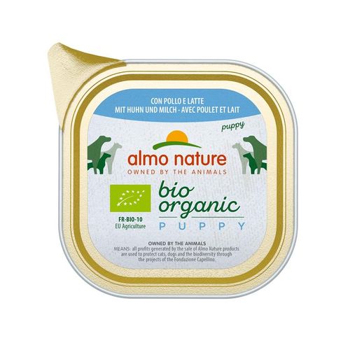 Almo nature pfc daily menù bio puppy con pollo e latte
