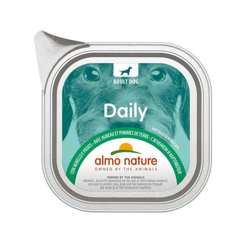 Almo nature pfc daily menu cane adult con agnello e patate