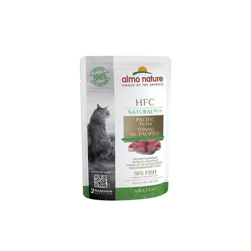Almo nature hfc natural plus gatto tonno del pacifico busta