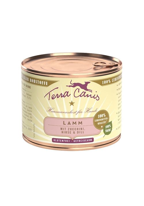 Terra canis classic agnello con zucchine, miglio e aneto