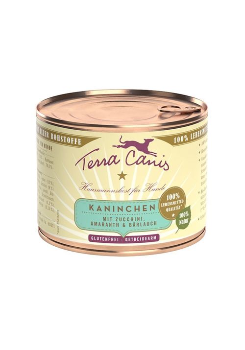 Terra canis classic coniglio con zucchine, amaranto e aglio orsino