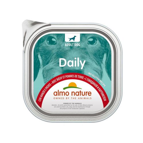 Almo nature pfc daily menu cane adult con manzo e patate