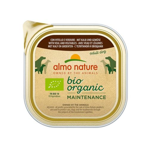 Almo nature pfc daily menù bio cane adult con vitello e verdure
