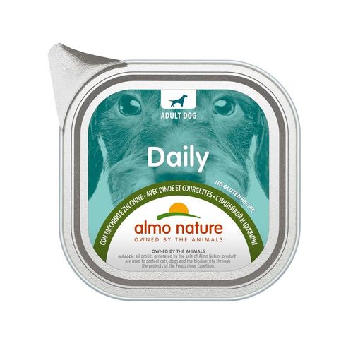 Almo nature pfc daily menu cane adult con tacchino e zucchine
