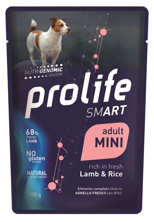 Prolife cane smart adult agnello & riso mini bustina