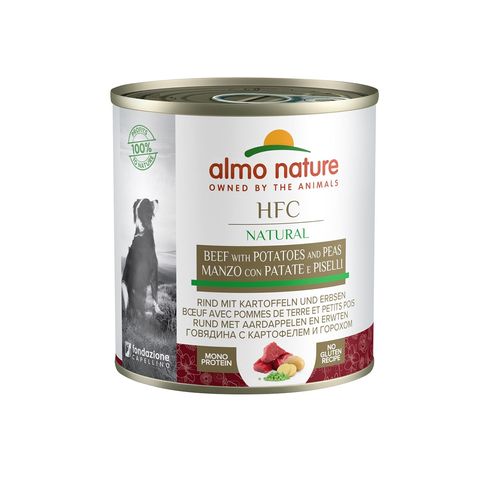 Almo nature hfc cuisine cane manzo con patate e piselli