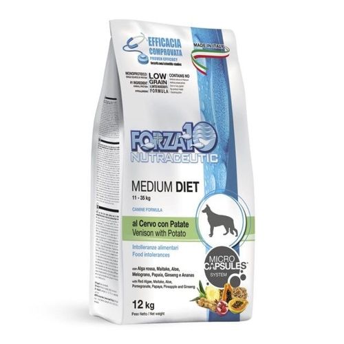 Forza 10 cane medium diet cervo con patate