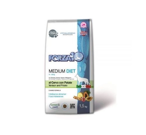 Forza 10 cane medium diet cervo con patate