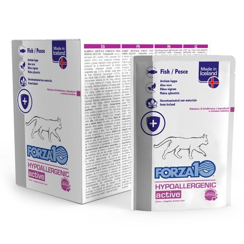 Forza 10 gatto hypoallergenic actiwet pesce