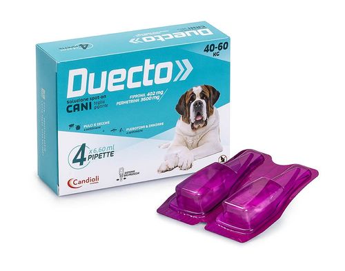 Candioli duecto spot on 4 pipette 40 - 60 kg