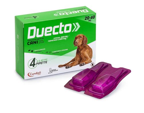 Candioli duecto spot on 4 pipette 20 - 40 kg