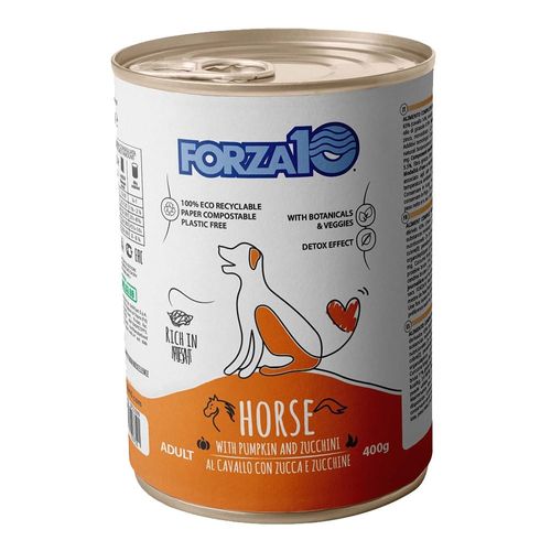 Forza 10 cane adult mantenimento cavallo con zucca e zucchine