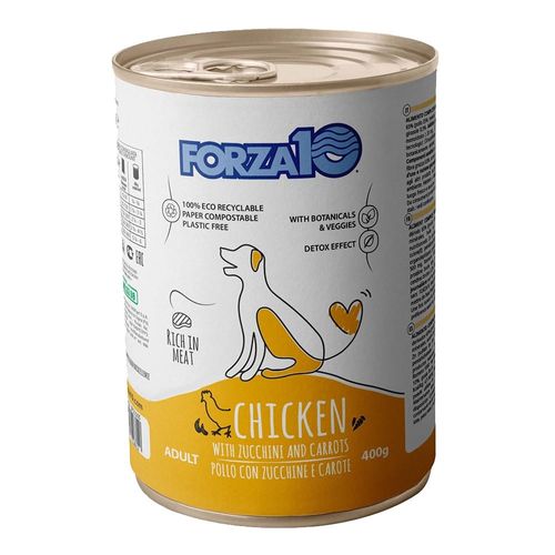 Forza 10 cane adult mantenimento pollo con zucchine e carote