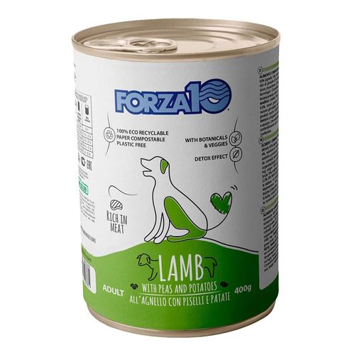 Forza 10 cane adult mantenimento agnello con piselli e patate