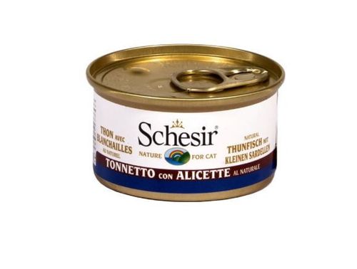 Schesir gatto tonnetto con alicette al naturale