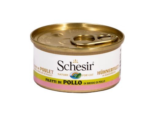 Schesir gatto filetti di pollo in brodo di pollo
