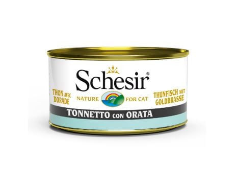 Schesir gatto gelatina tonnetto con orata