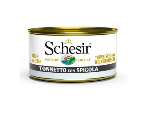 Schesir gatto gelatina tonnetto con spigola