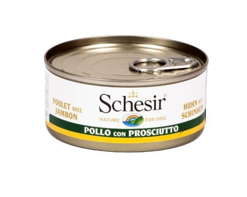 Schesir cane pollo con prosciutto