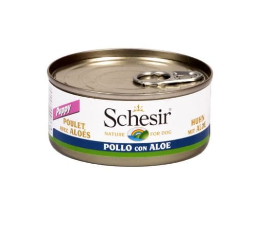 Schesir cane puppy filetti di pollo con aloe