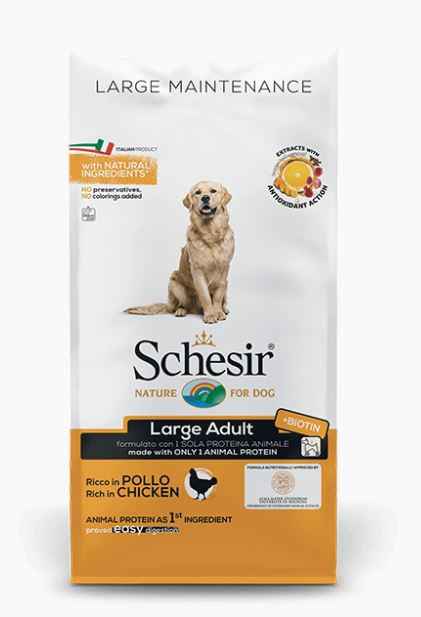 Schesir cane Large Adult Mantenimento ricco in pollo