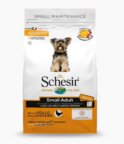 Schesir cane Small Adult Mantenimento ricco in pollo