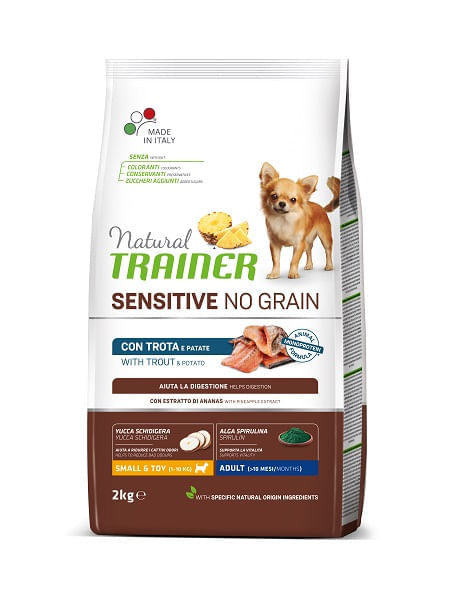Natural Trainer sensitive noain cane small & toy adult trota