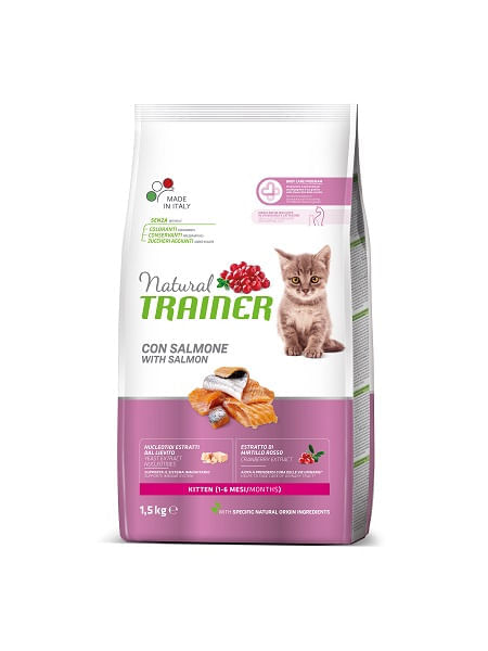 Natural trainer Kitten con salmone
