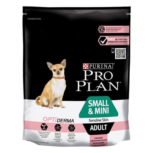 Purina proplan adult small mini sensitive skin optiderma salmone