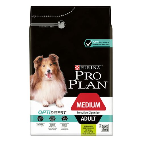 Purina proplan adult medium sensitive digestion optidigest agnello